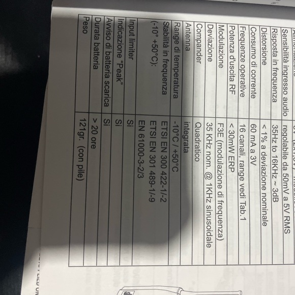 Db Technologies microphone multi frequency 
Comes with bodypack , receiver - Picture 6 of 9